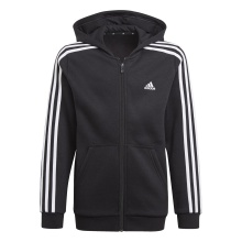 adidas Hooded Jacket Essentials 3-Stripes black Boys